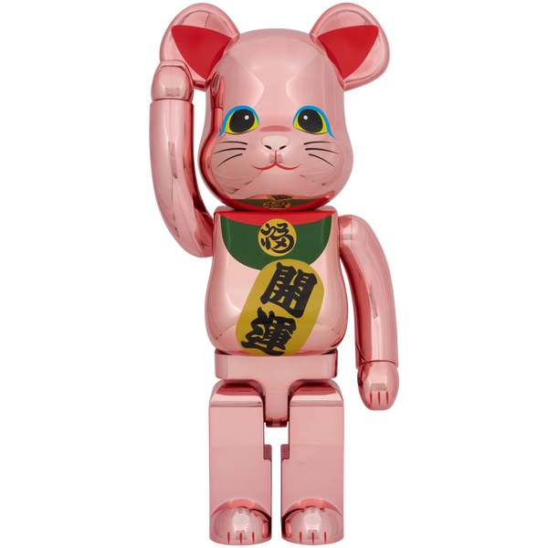 BE@RBRICK 招き猫 開運 弐 桃金メッキ 1000％ | MEDICOM TOY OFFICIAL