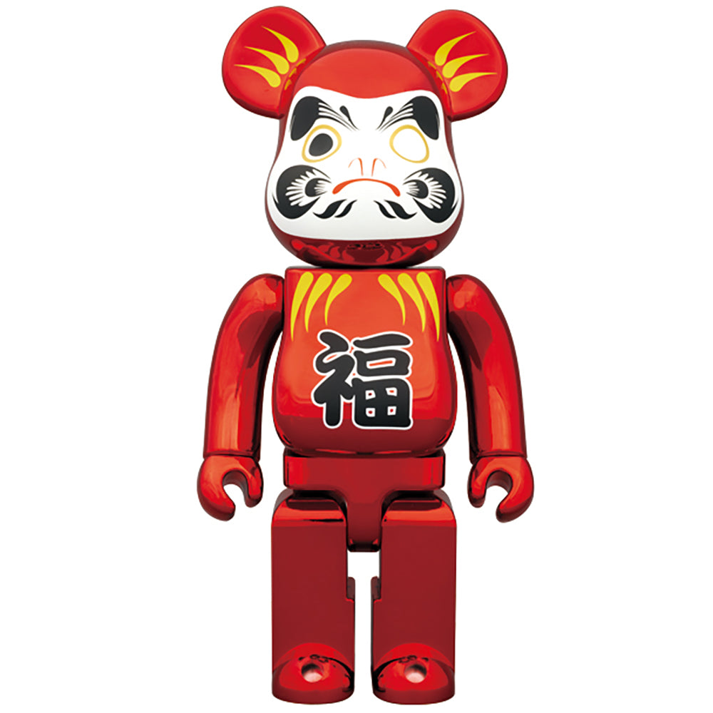 BE@RBRICK 達磨 赤メッキ 400％_0
