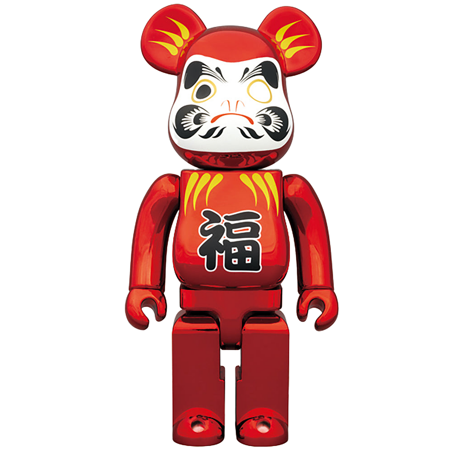 BE@RBRICK 達磨 赤メッキ 400％