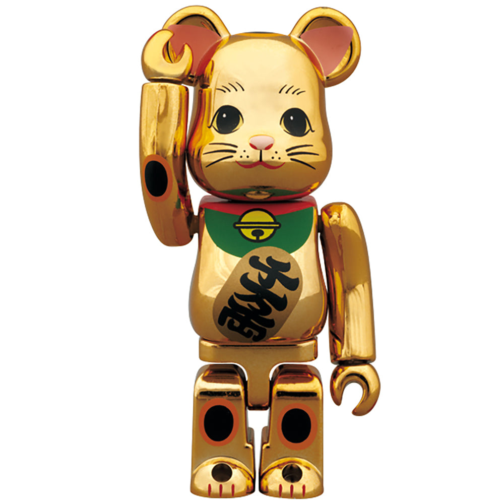 BE@RBRICK 招き猫 金メッキ_0