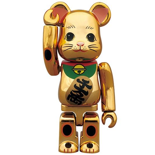 BE@RBRICK 招き猫 金メッキ