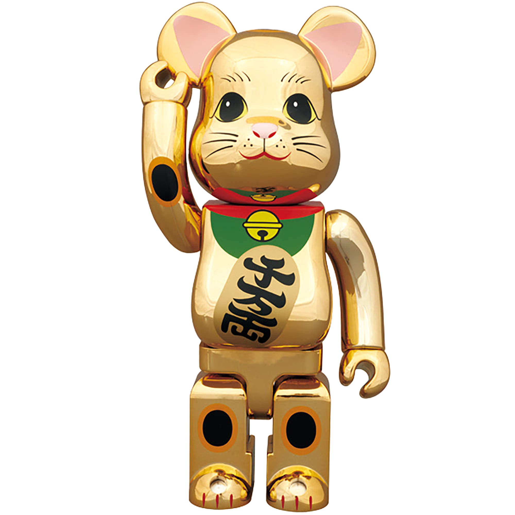 BE@RBRICK 招き猫 金メッキ 400％