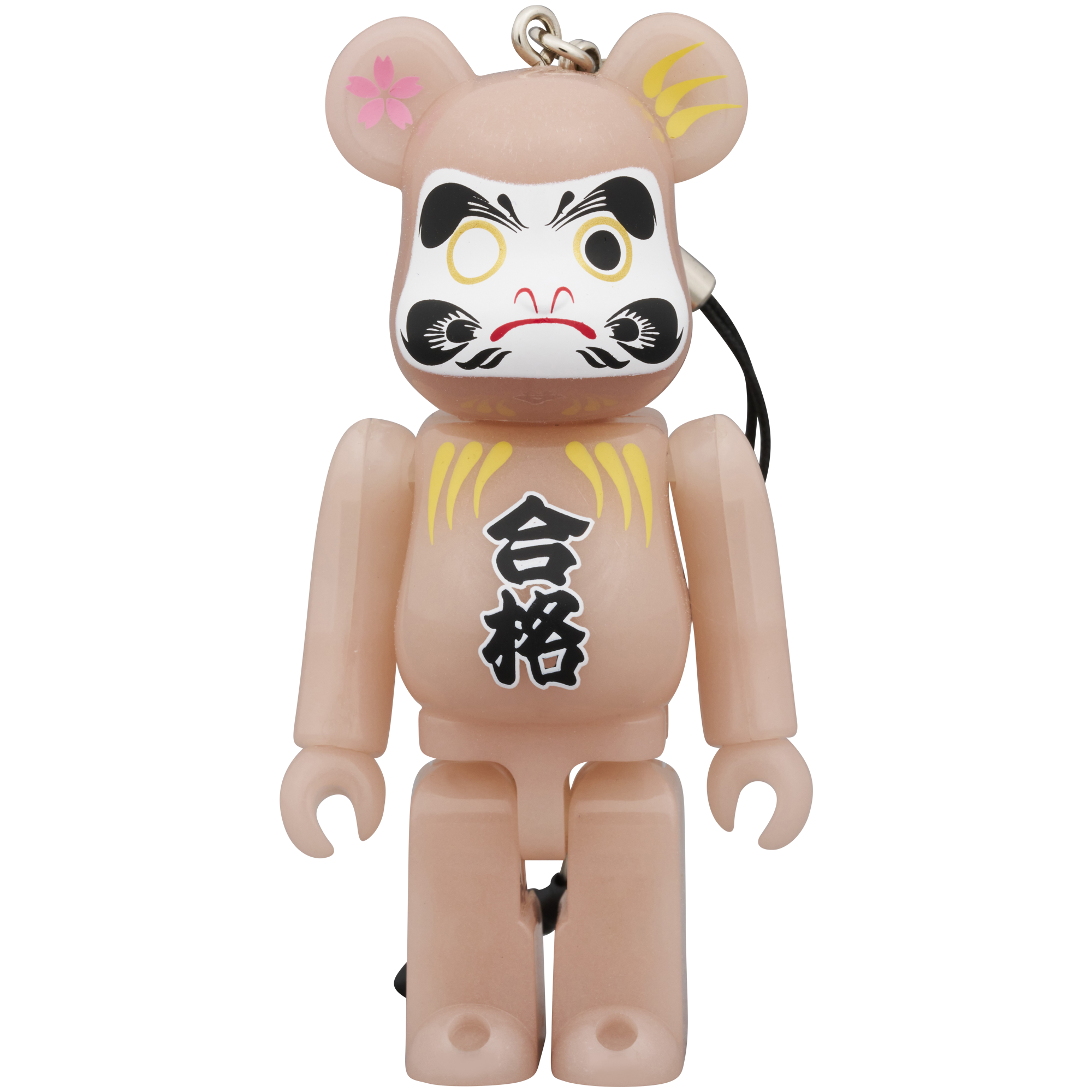 BE@RBRICK Daruma “GOUKAKU” Red luminescence 100%