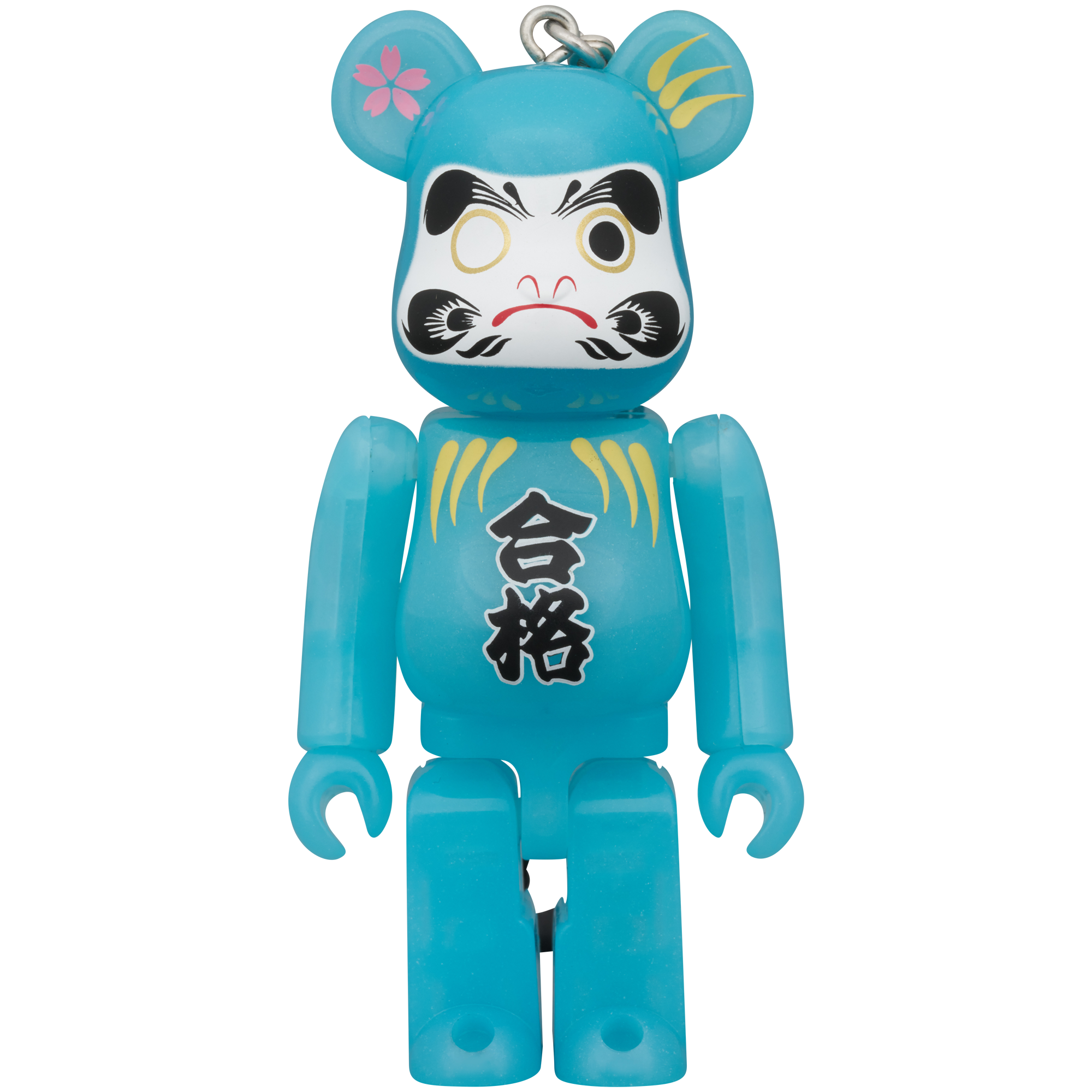 BE@RBRICK Daruma “GOUKAKU” Blue luminescence 100％