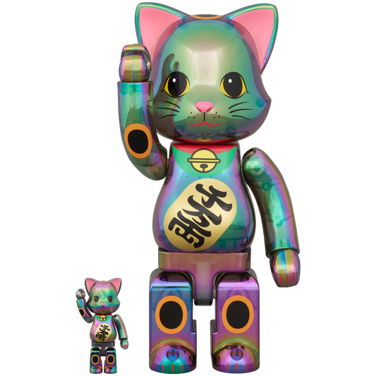 NY@BRICK Maneki-Neko Senmanryo Black Clear Plating 100% & 400%