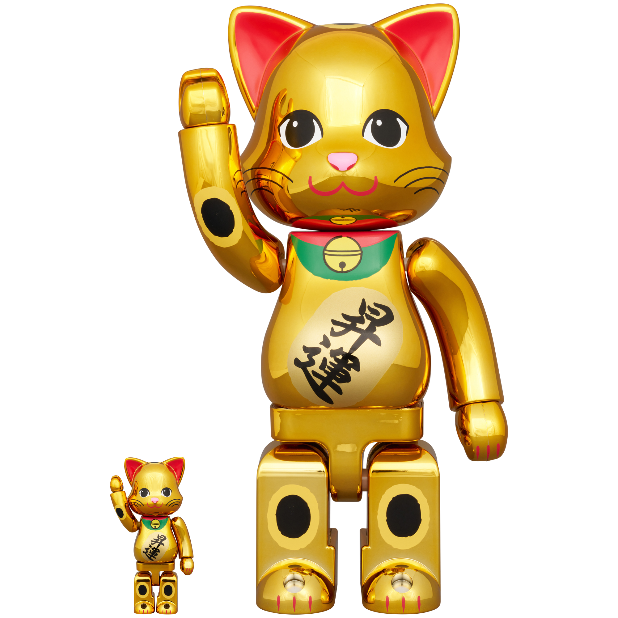 NY@BRICK Manekineko Gold Plated 100% & 400%
