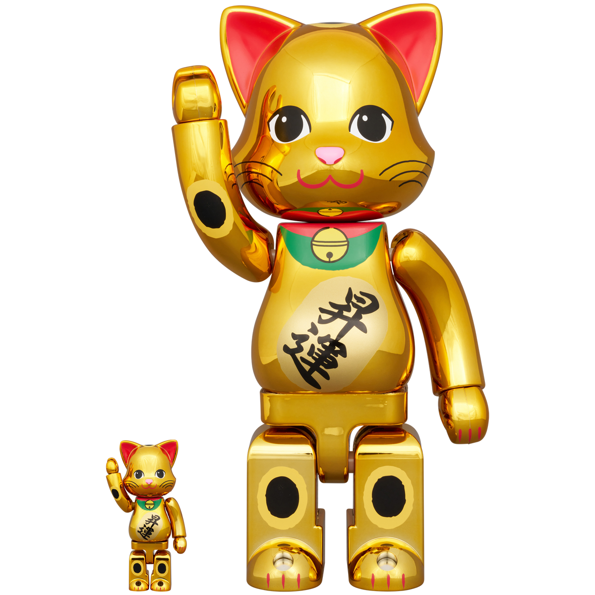 NY@BRICK Manekineko Gold Plated 100% & 400%