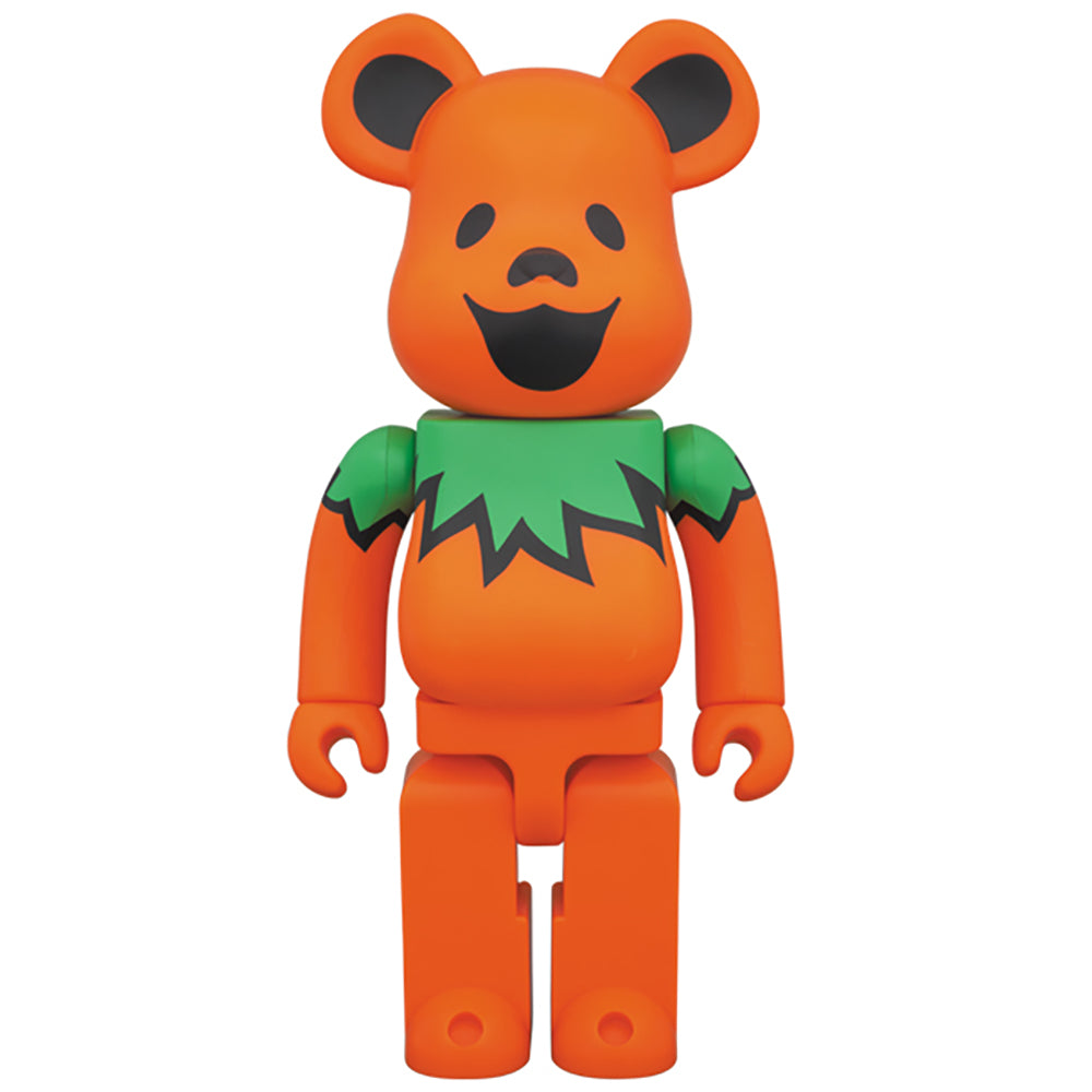 BE@RBRICK GRATEFUL DEAD DANCING BEARS ORANGE 400%_0