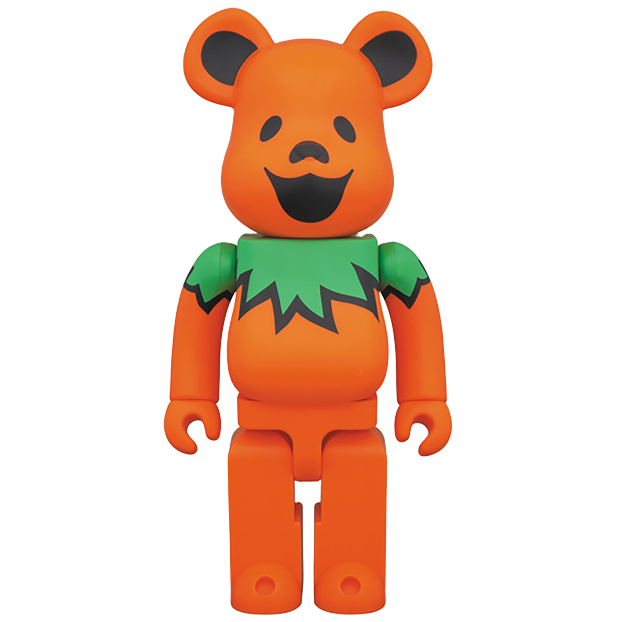 BE@RBRICK GRATEFUL DEAD DANCING BEARS ORANGE 400%