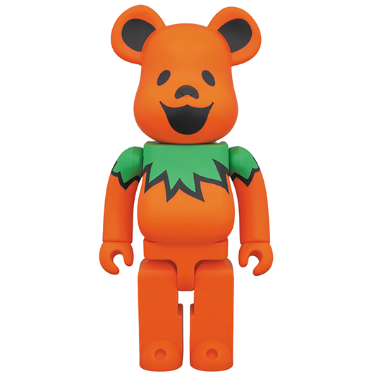 BE@RBRICK GRATEFUL DEAD DANCING BEARS ORANGE 400%