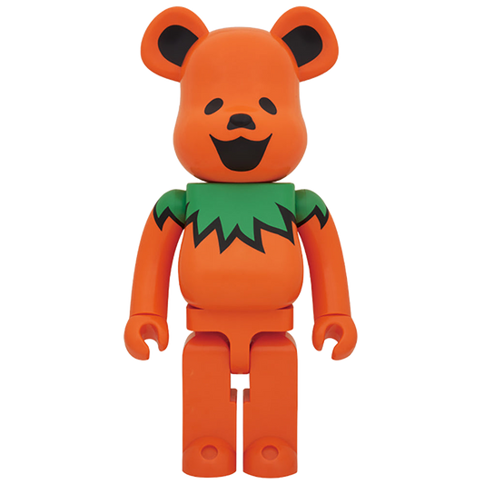 BE@RBRICK GRATEFUL DEAD DANCING BEARS ORANGE 1000%