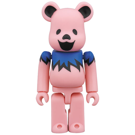 BE@RBRICK GRATEFUL DEAD DANCING BEARS PINK 100%_0