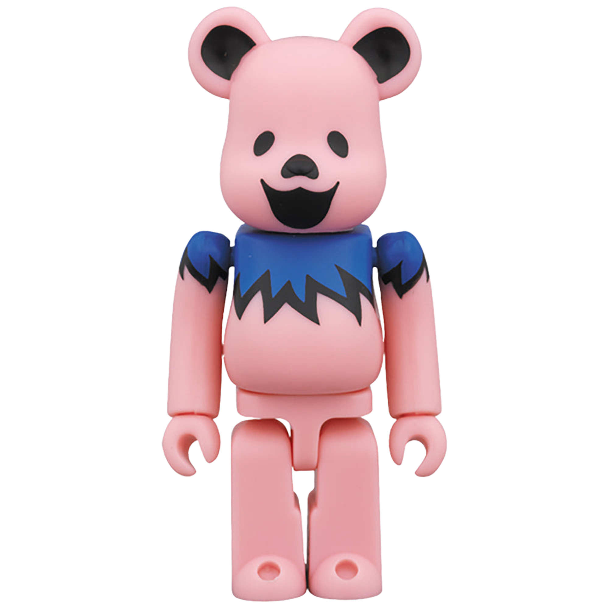 BE@RBRICK GRATEFUL DEAD DANCING BEARS PINK 100%