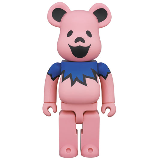 BE@RBRICK GRATEFUL DEAD DANCING BEARS PINK 400%_0
