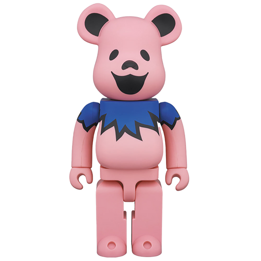 BE@RBRICK GRATEFUL DEAD DANCING BEARS PINK 400%