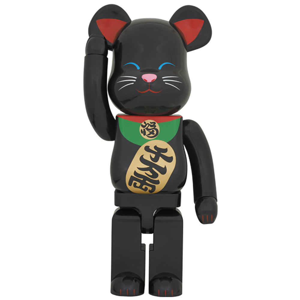 BE@RBRICK 招き猫 黒 1000%_0