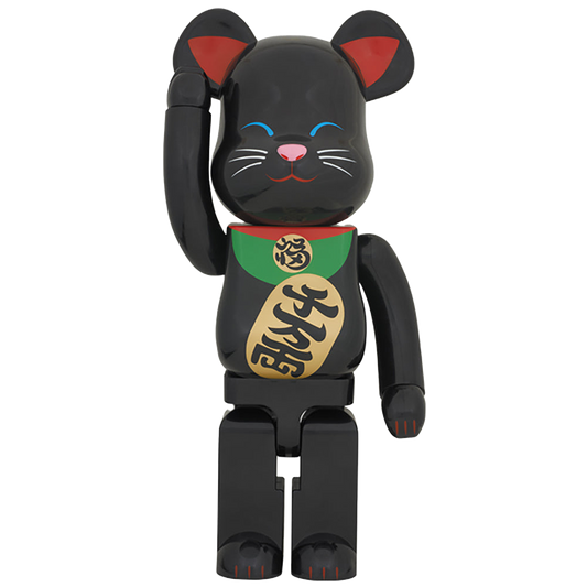 BE@RBRICK 招き猫 黒 1000%