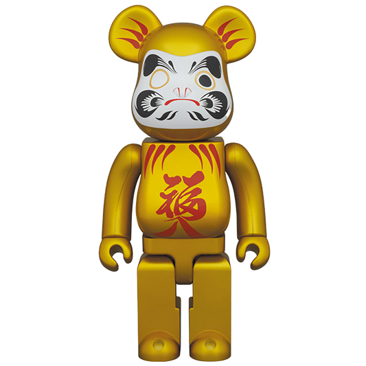 BE@RBRICK 達磨 金パール 400%