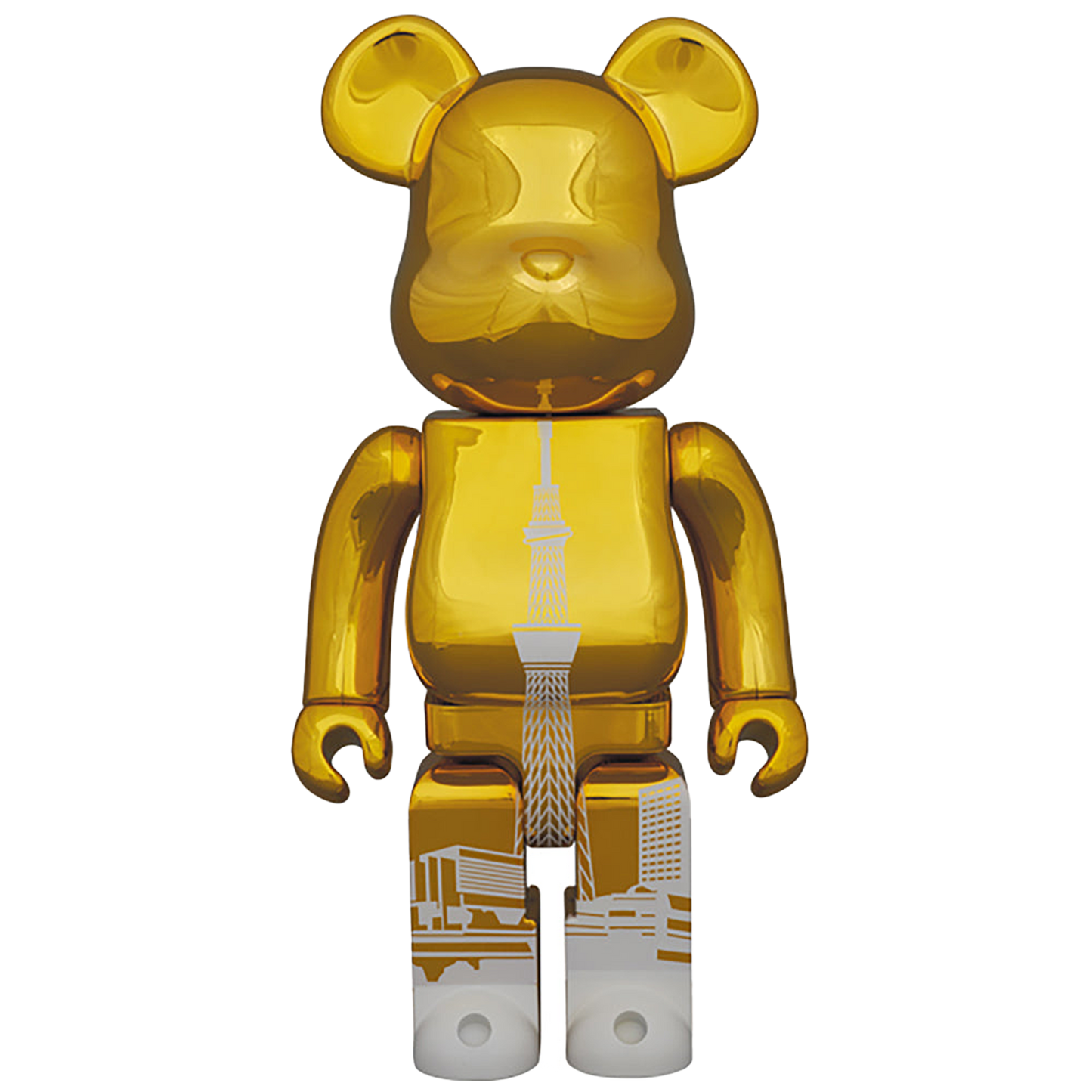BE@RBRICK 東京スカイツリータウン(R) 400％ GOLD / LIGHT BLUE