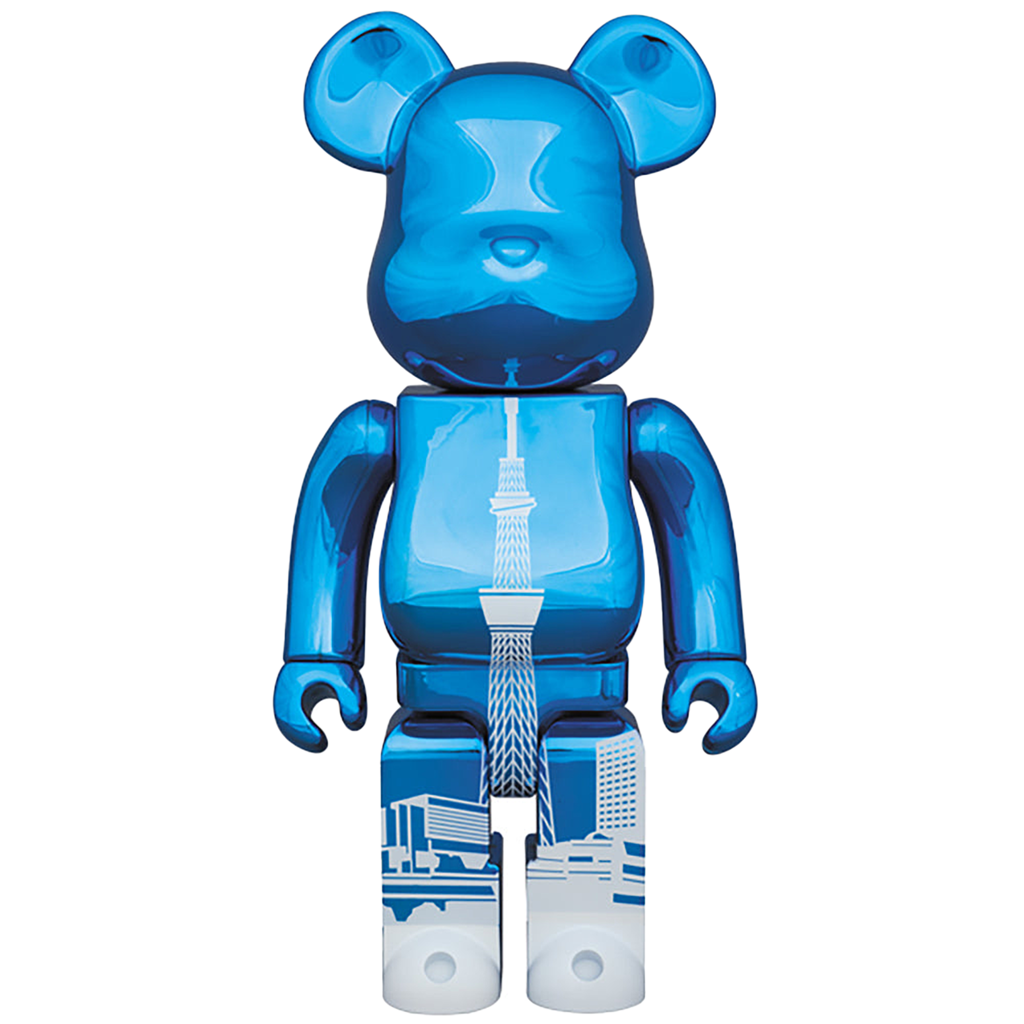 BE@RBRICK 東京スカイツリータウン(R) 400％ GOLD / LIGHT BLUE
