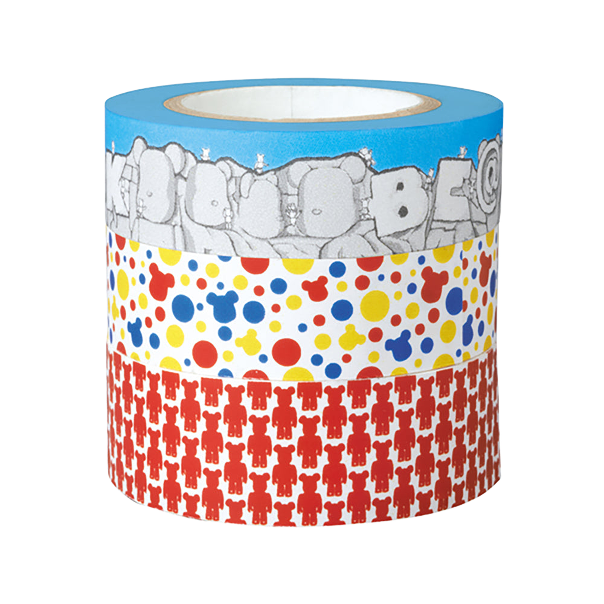 BE@RBRICK masking tape 3-pack
CORPS/MONUMENT/POLCADOT 2