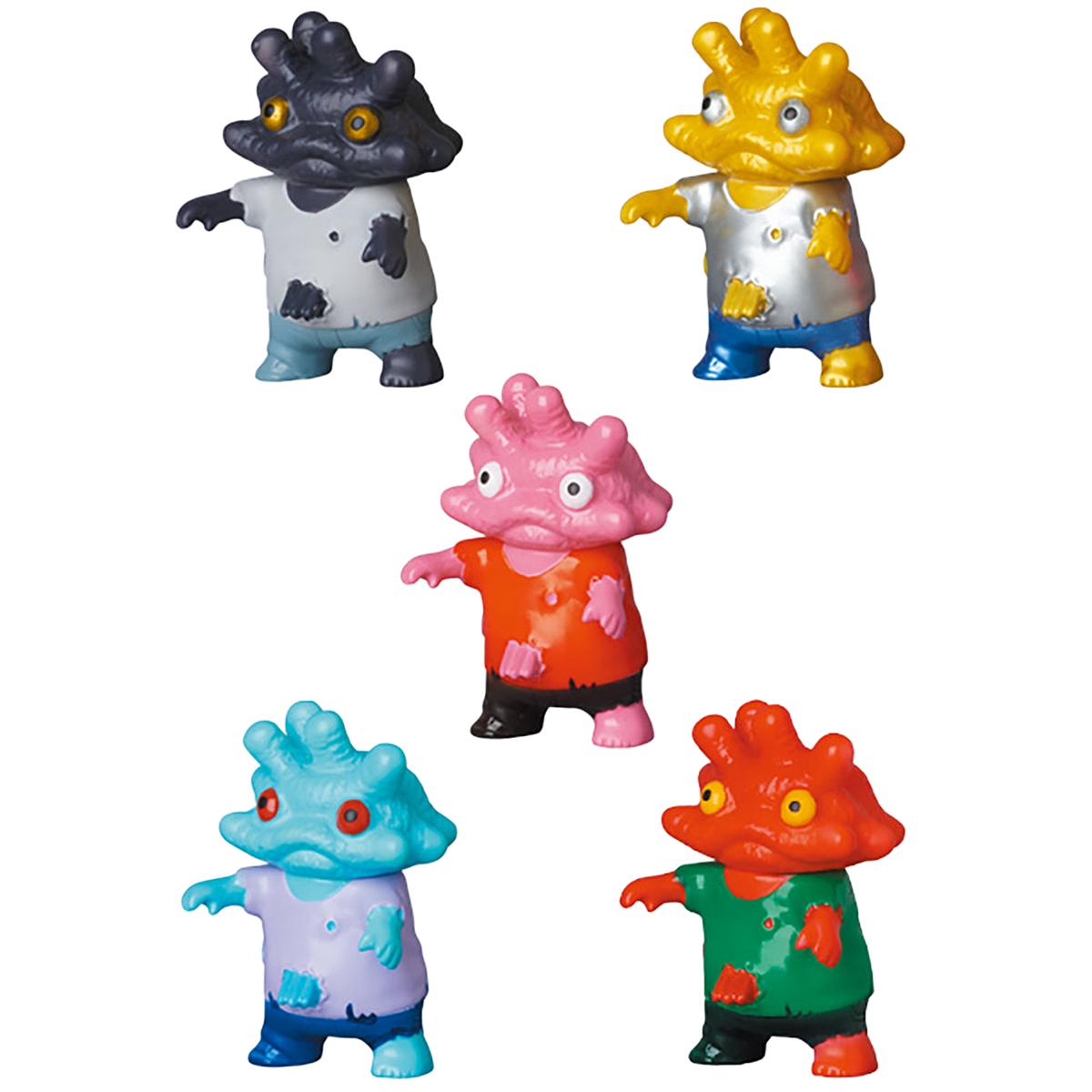 Qにぎるちゃん 、vag 熟成肉ゾンビ 、GYAROMI、玉藻オイド　蓄光 VAG(VINYL ARTIST GACHA) SERIES3 熟成肉ゾンビ | MEDICOM TOY