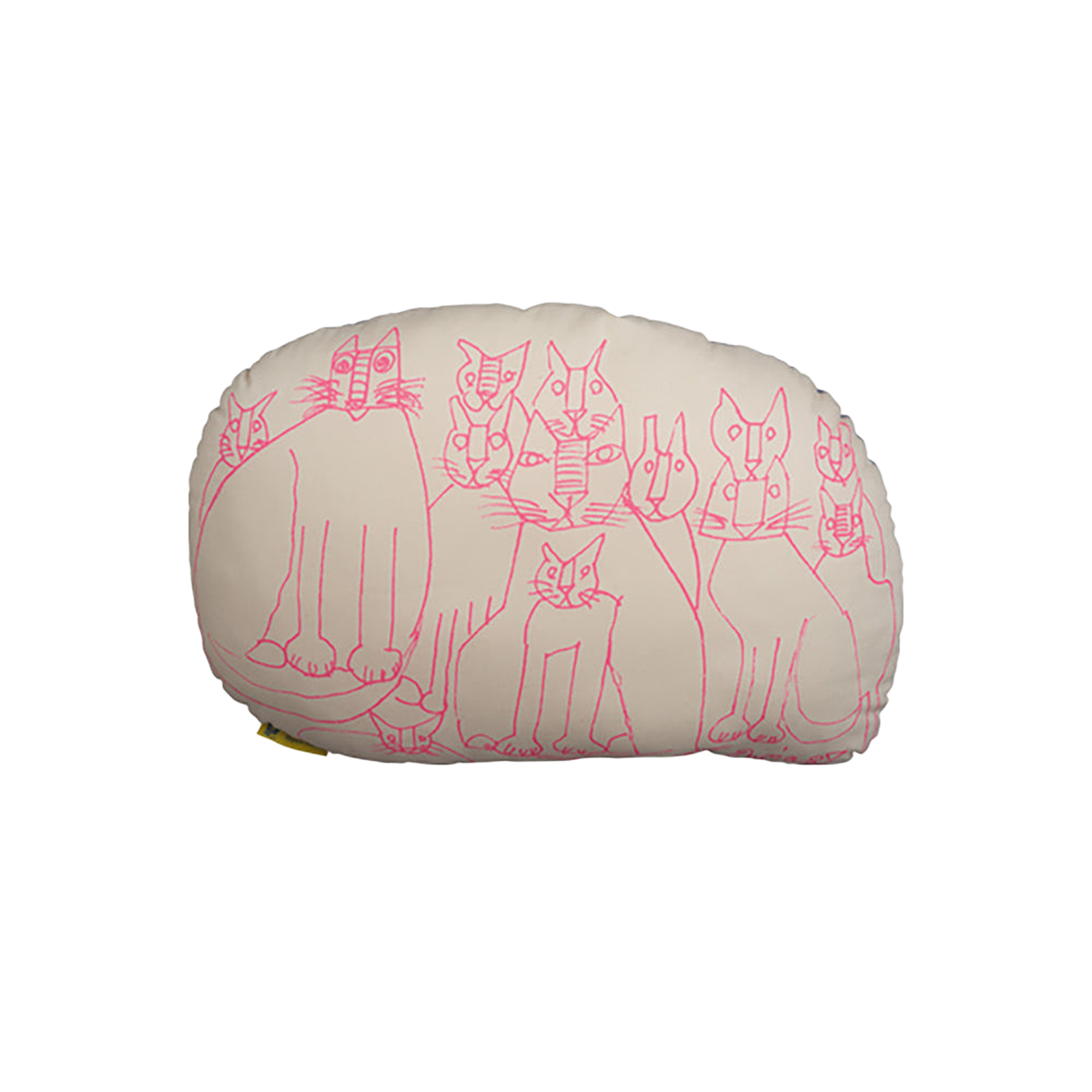 猪熊弦一郎「ねこたち」クッション 
ブルー/ピンク