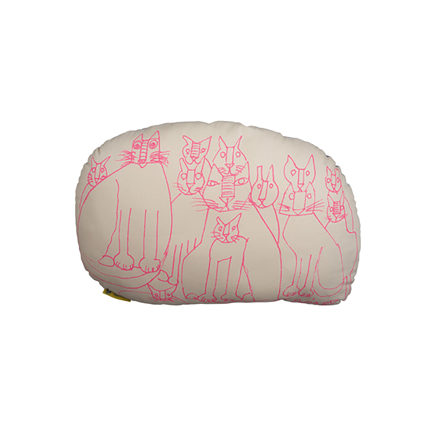 猪熊弦一郎「ねこたち」クッション 
ブルー/ピンク