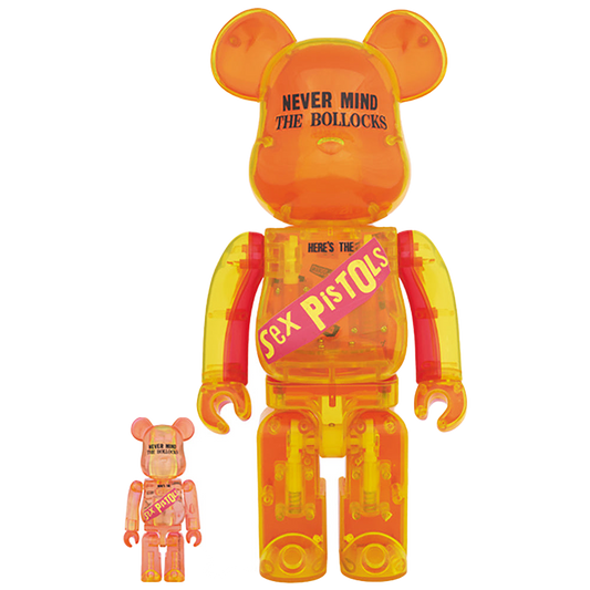 BE@RBRICK Sex Pistols Clear Ver.100% & 400%