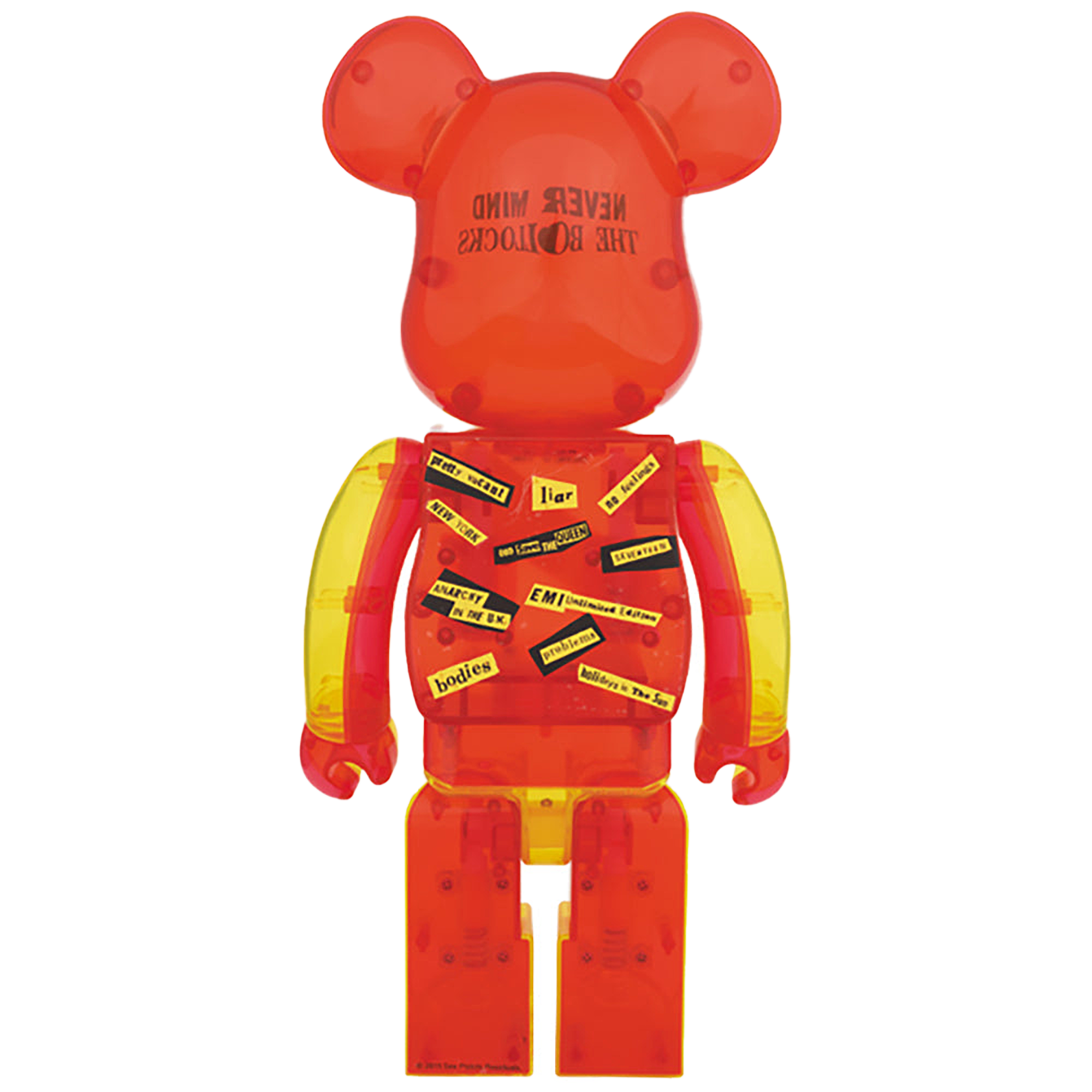 BE@RBRICK Sex Pistols Clear Ver.100% & 400%