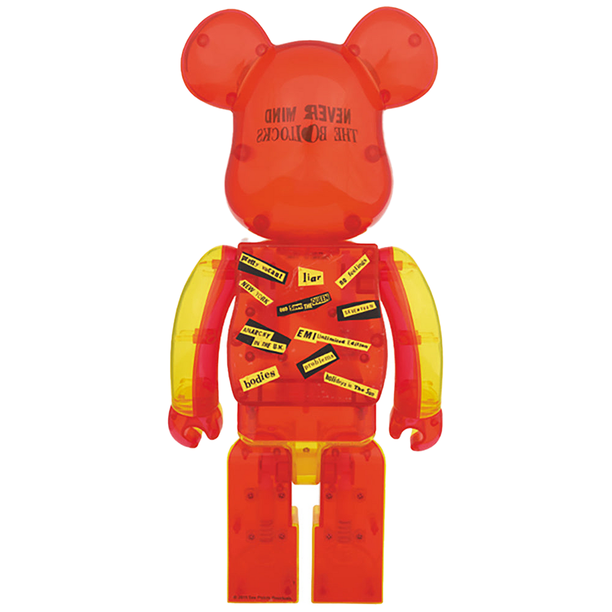 BE@RBRICK Sex Pistols Clear Ver.100% & 400%