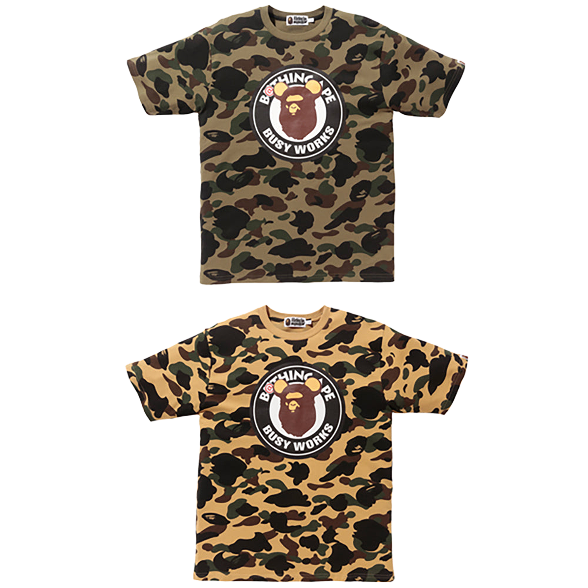 1ST CAMO BE@R BUSY WORKS TEE