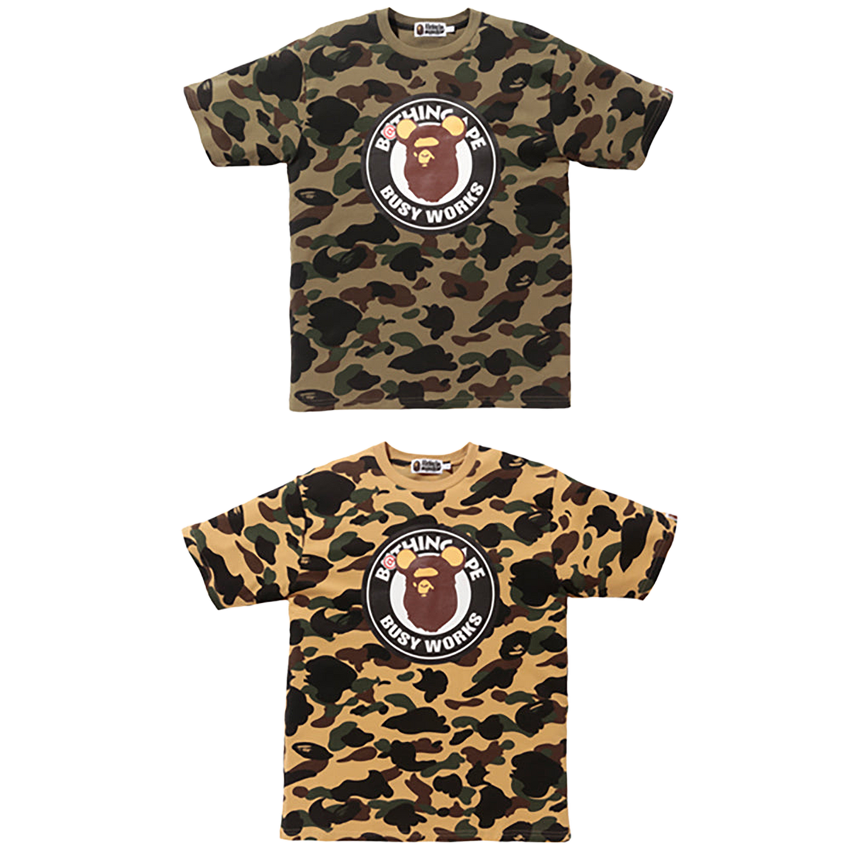 1ST CAMO BE@R BUSY WORKS TEE