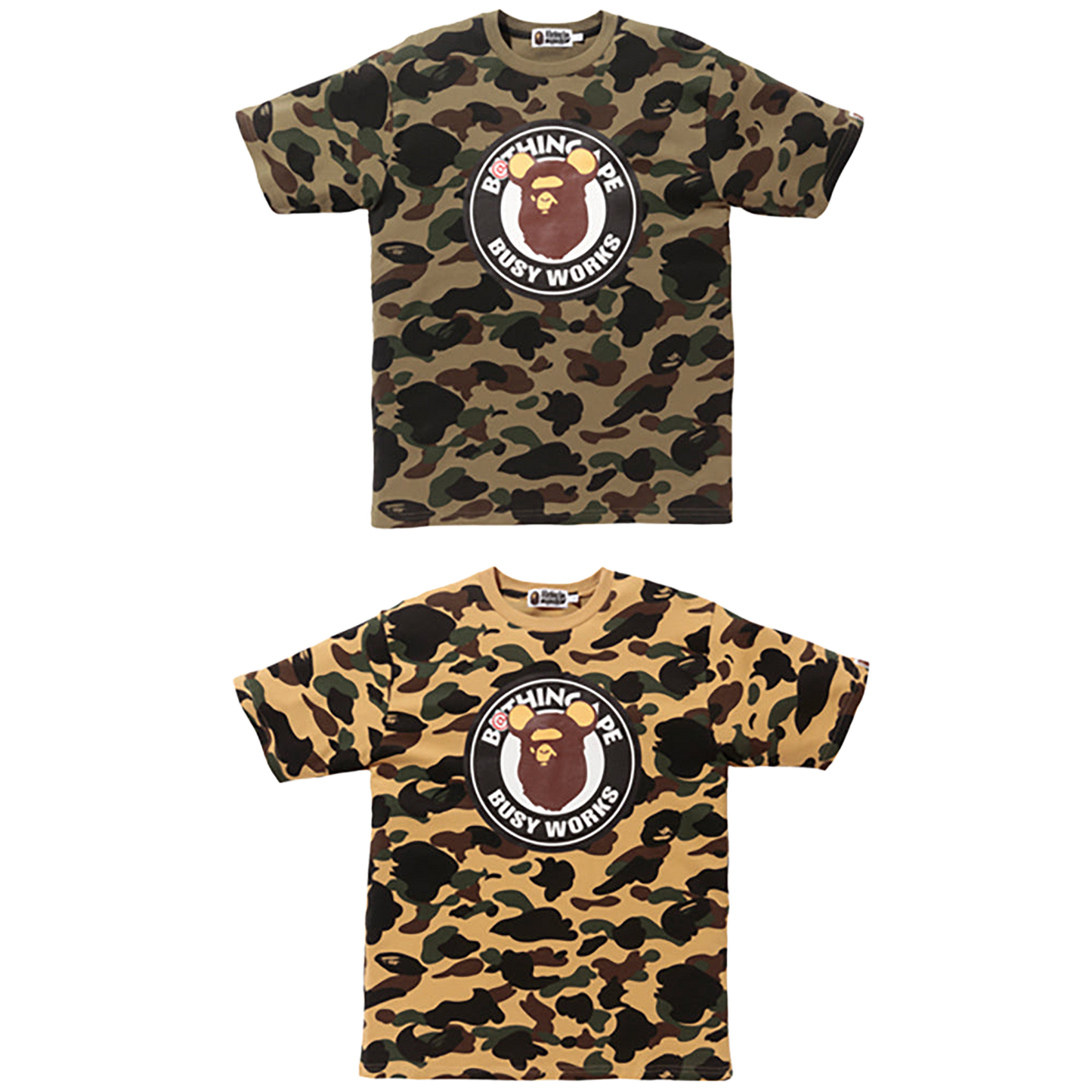 1ST CAMO BE@R BUSY WORKS TEE