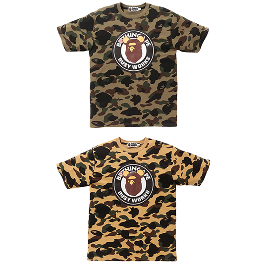 1ST CAMO BE@R BUSY WORKS TEE