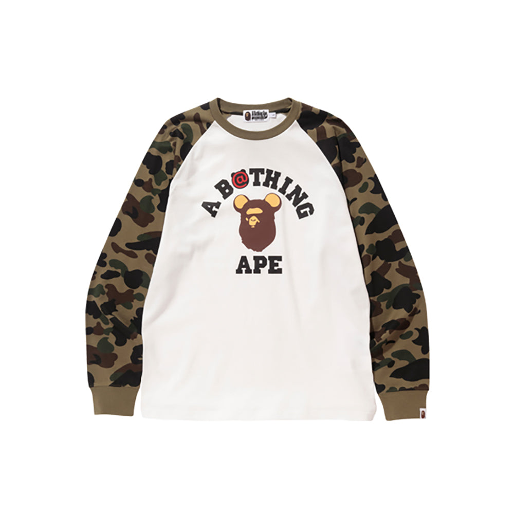 1ST CAMO BE@R COLLEGE L/S TEE_1