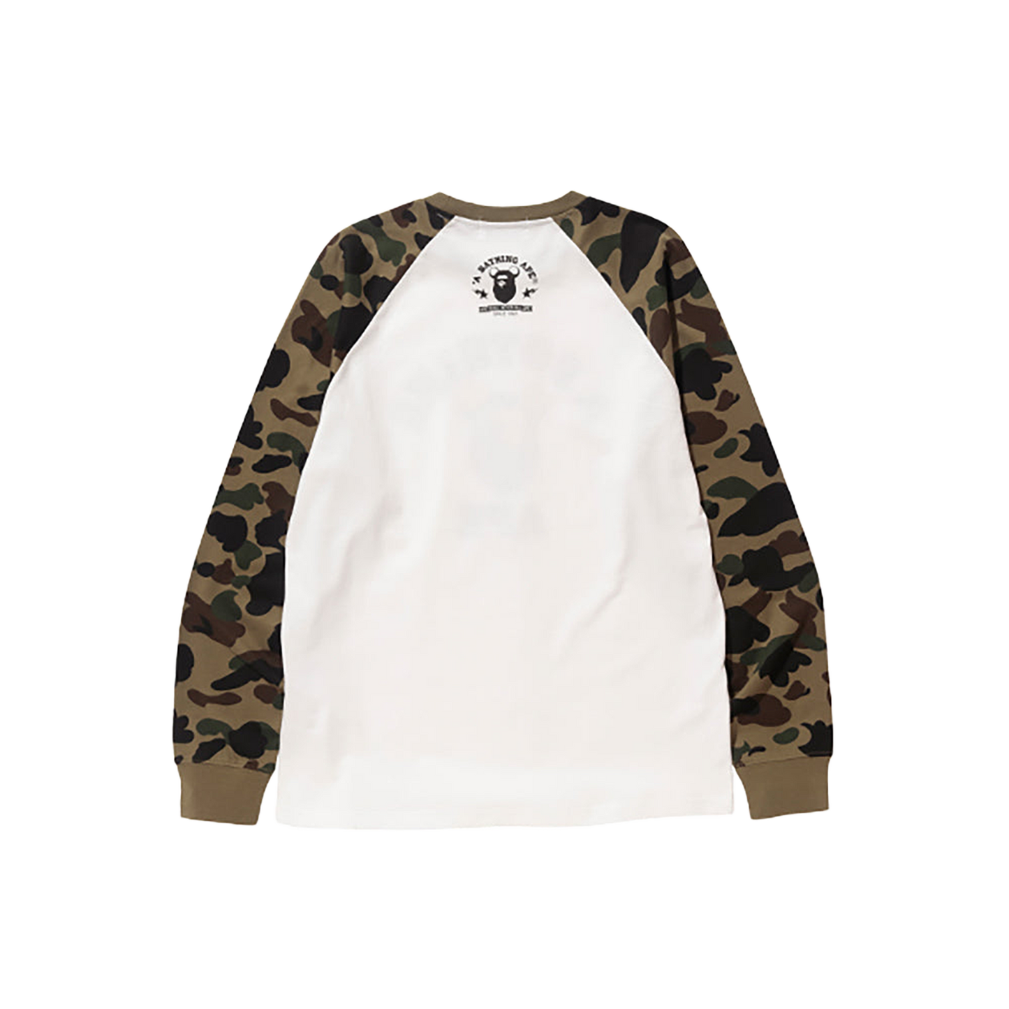 1ST CAMO BE@R COLLEGE L/S TEE