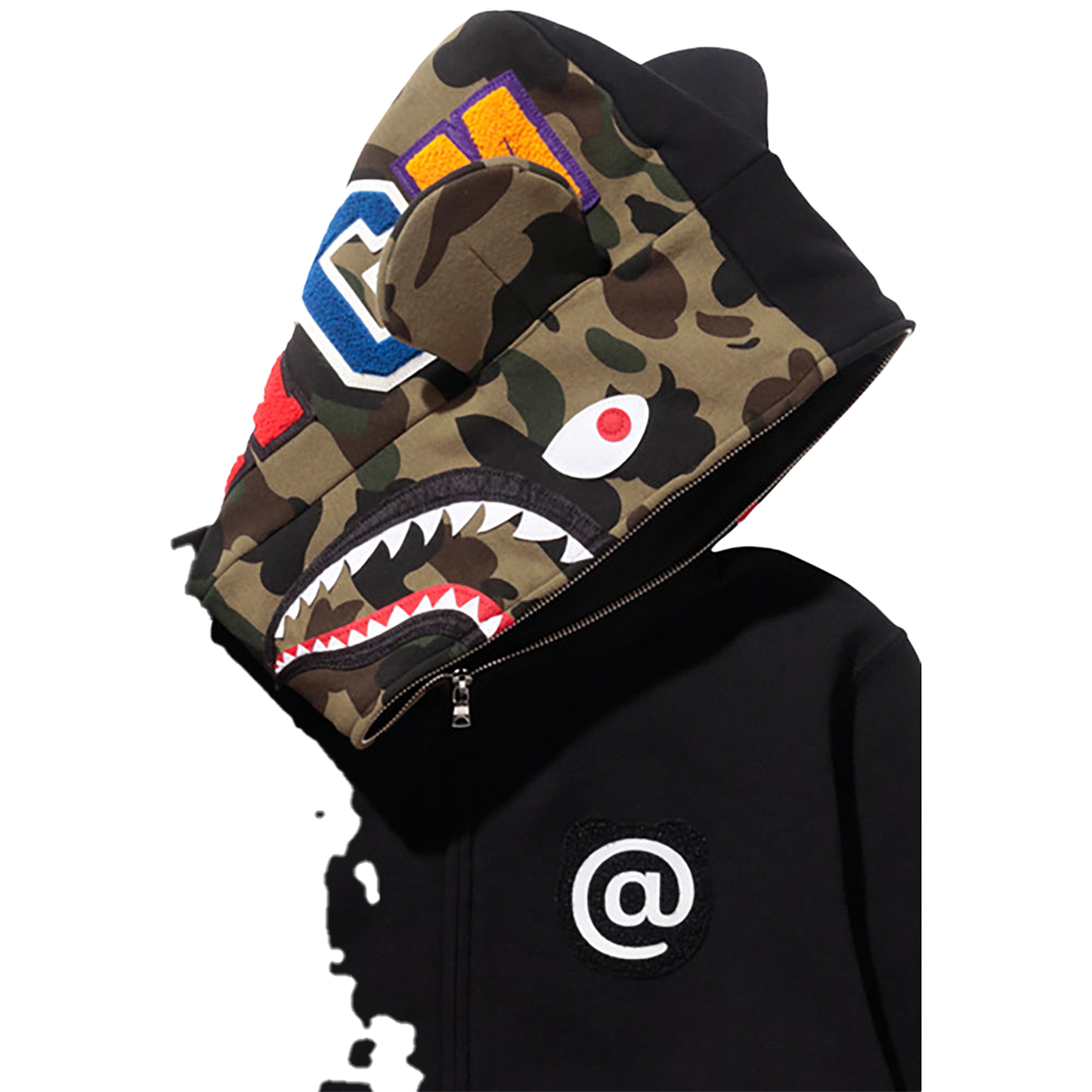 SHARK BE@R FULL ZIP HOODIE