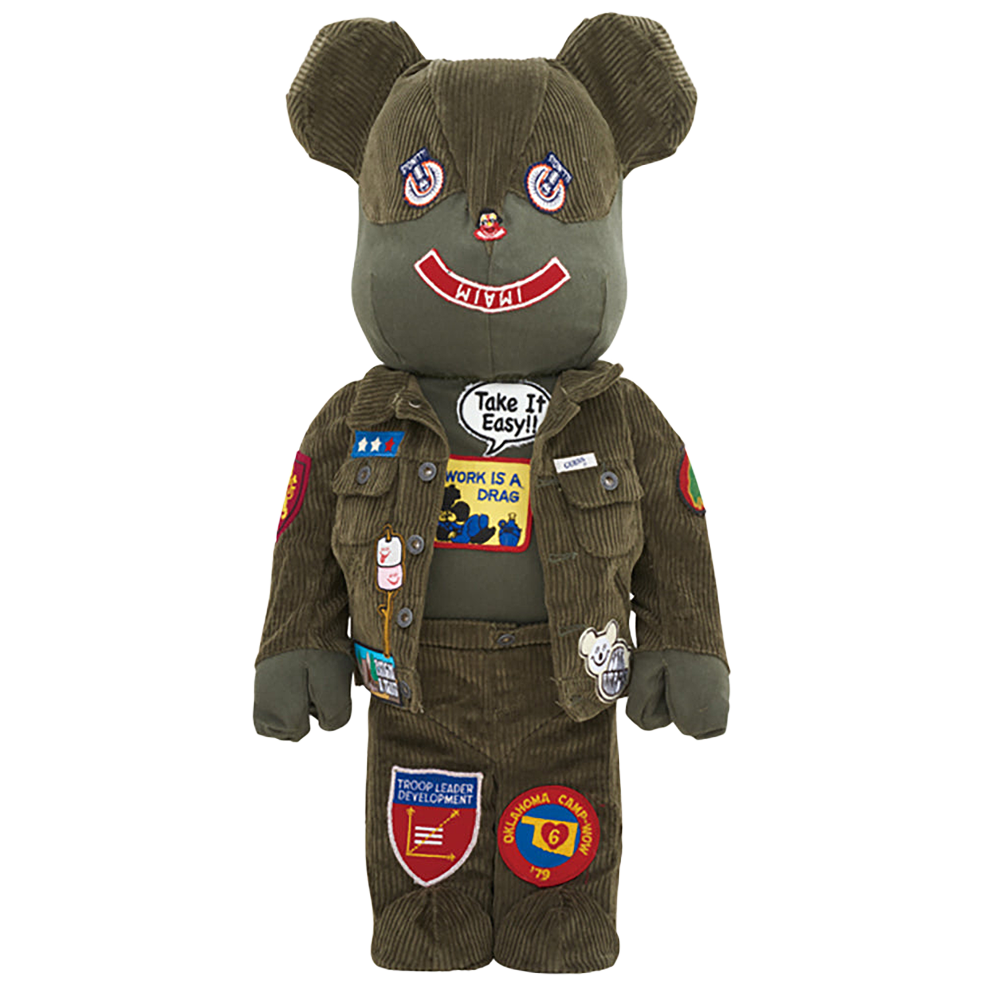DRxROMANELLI x GUESS JEANS USA X ALM ONE OF KIND COLLECTION BE@RBRICK 1000％