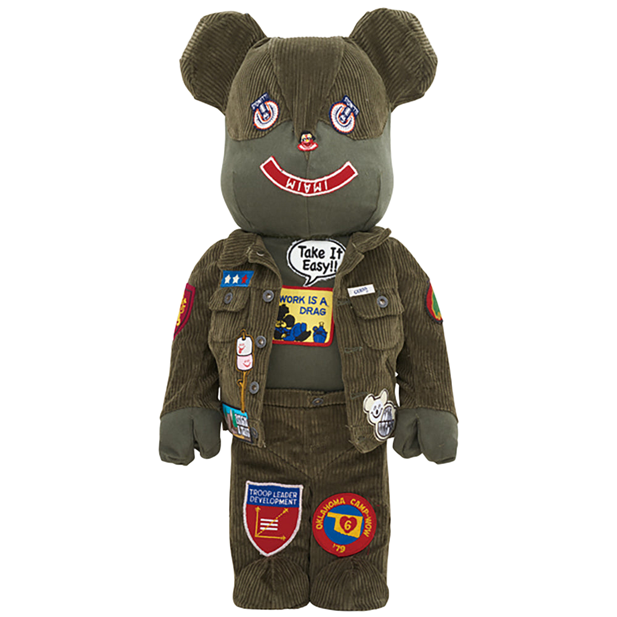 DRxROMANELLI x GUESS JEANS USA X ALM ONE OF KIND COLLECTION BE@RBRICK 1000％