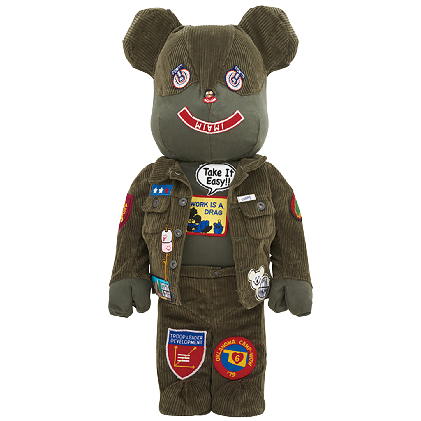 DRxROMANELLI x GUESS JEANS USA X ALM ONE OF KIND COLLECTION BE@RBRICK 1000％