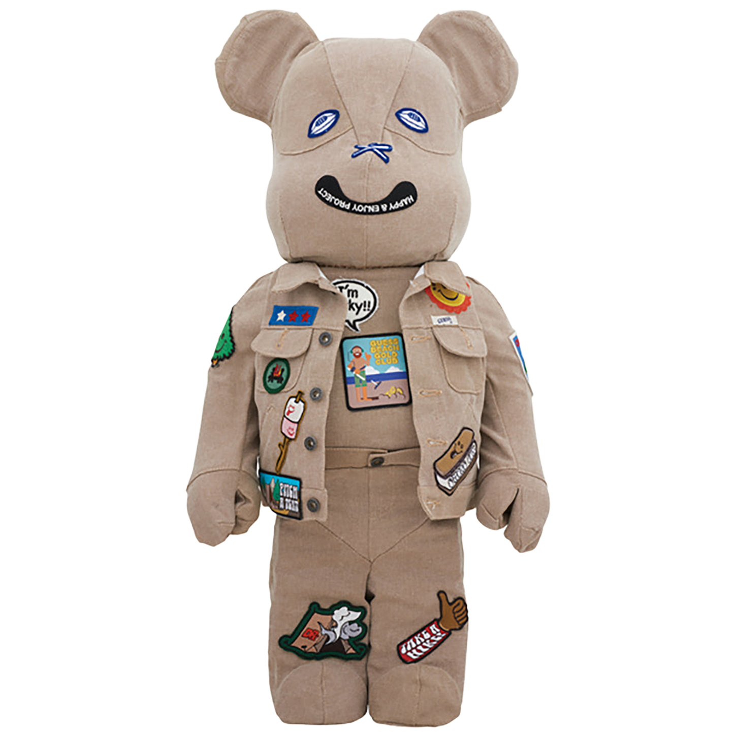 DRxROMANELLI x GUESS JEANS USA X ALM ONE OF KIND COLLECTION BE@RBRICK 1000％