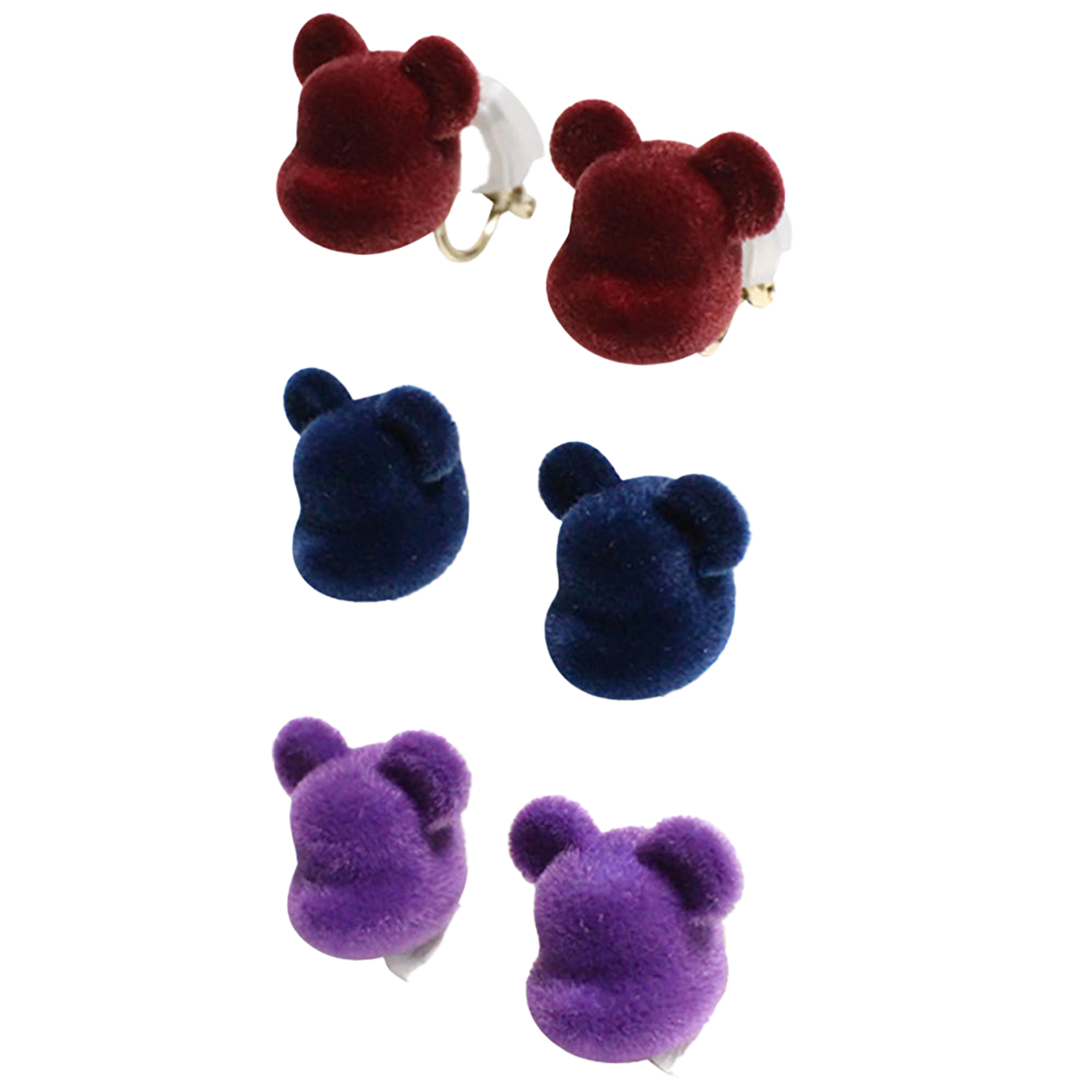 dix × BE@RBRICK / VELVET BE@RBRICK EARRING