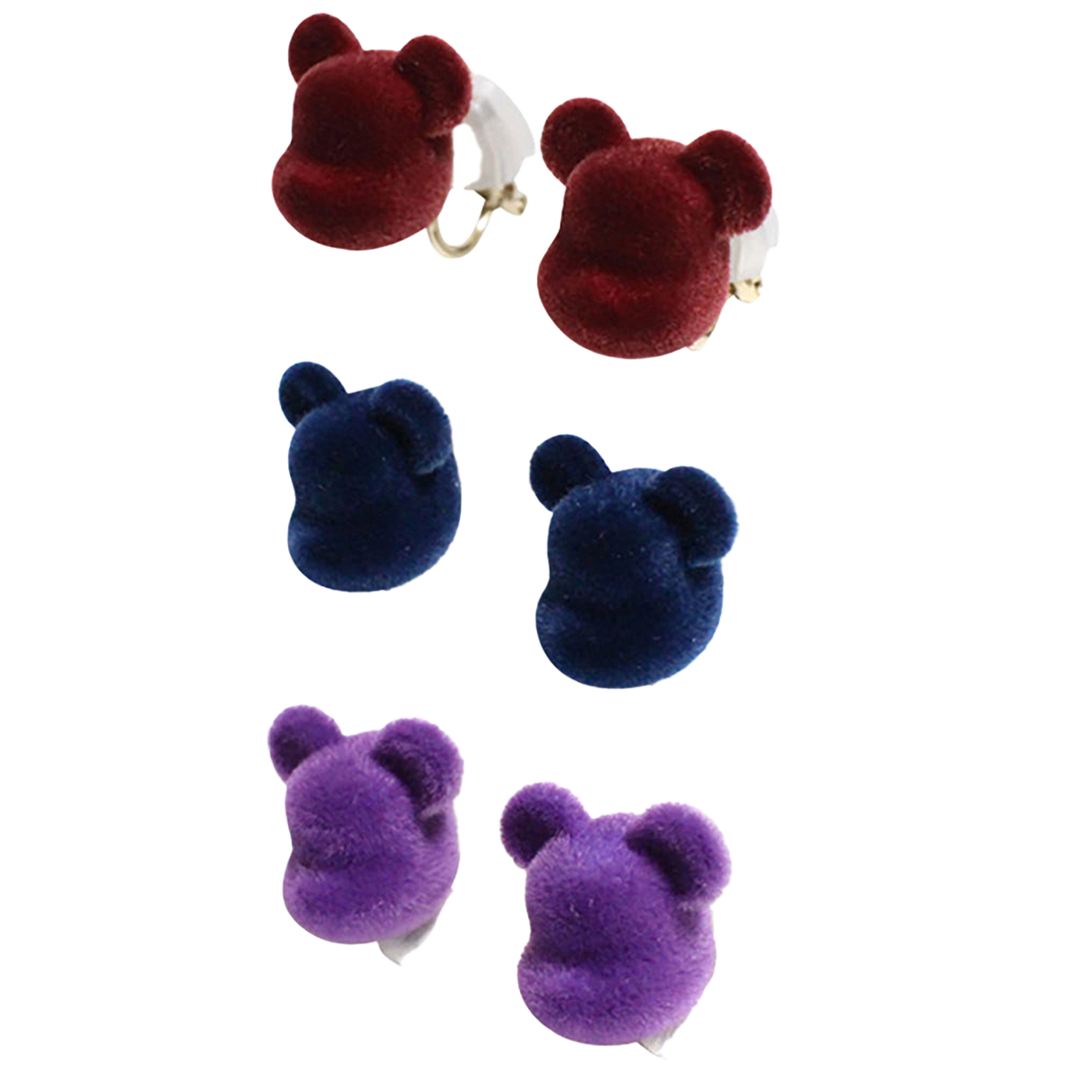 dix × BE@RBRICK / VELVET BE@RBRICK EARRING