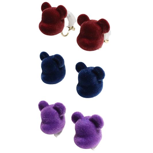 dix × BE@RBRICK / VELVET BE@RBRICK EARRING