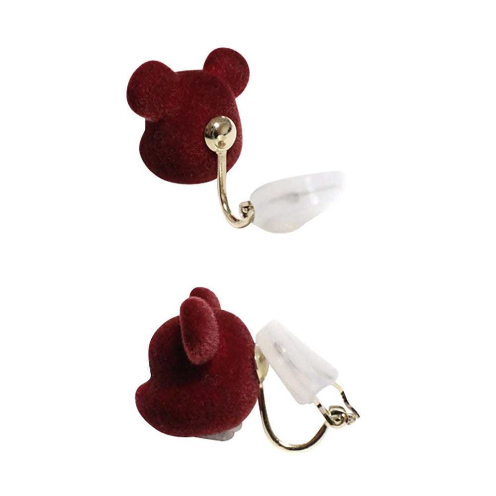 dix × BE@RBRICK / VELVET BE@RBRICK EARRING_1