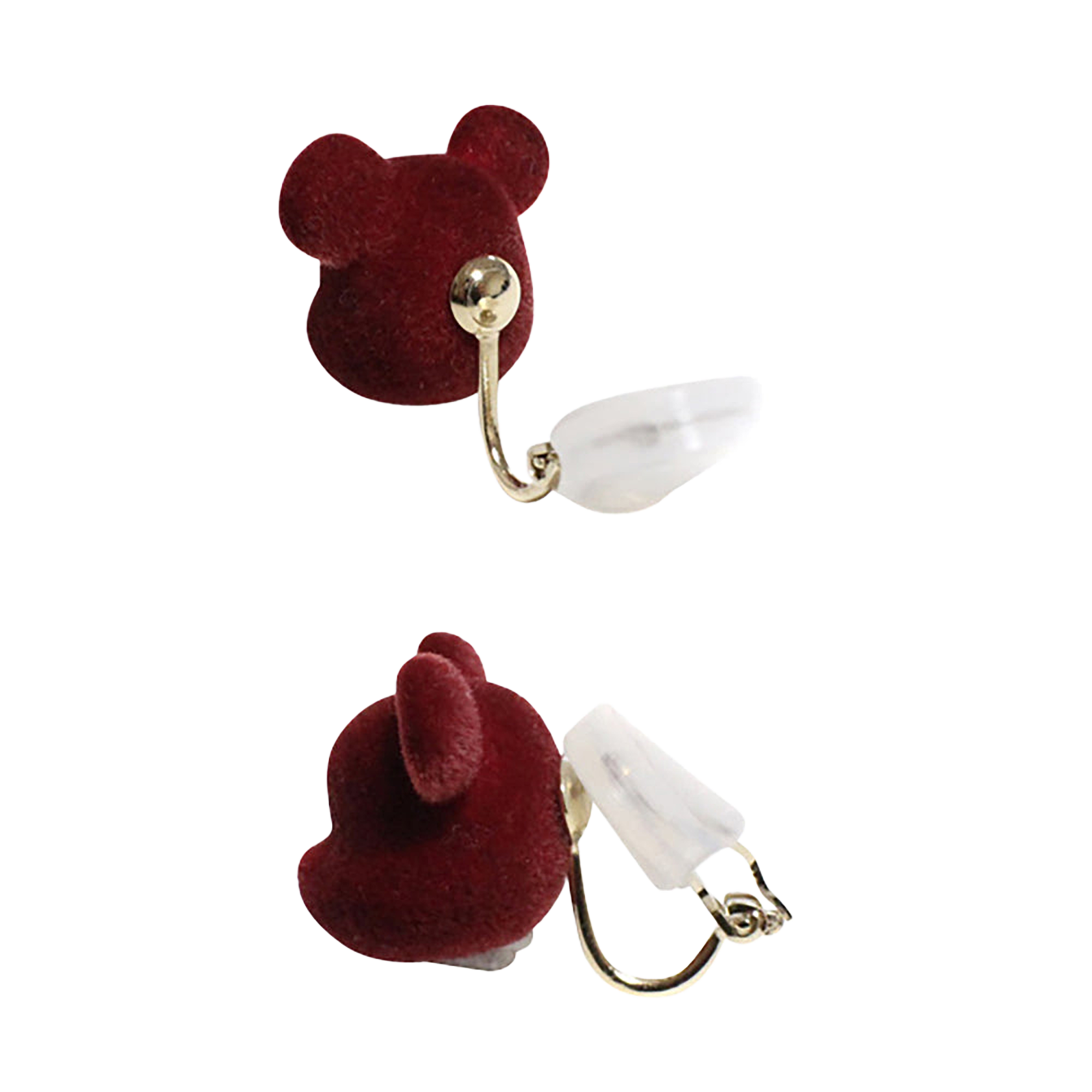dix × BE@RBRICK / VELVET BE@RBRICK EARRING