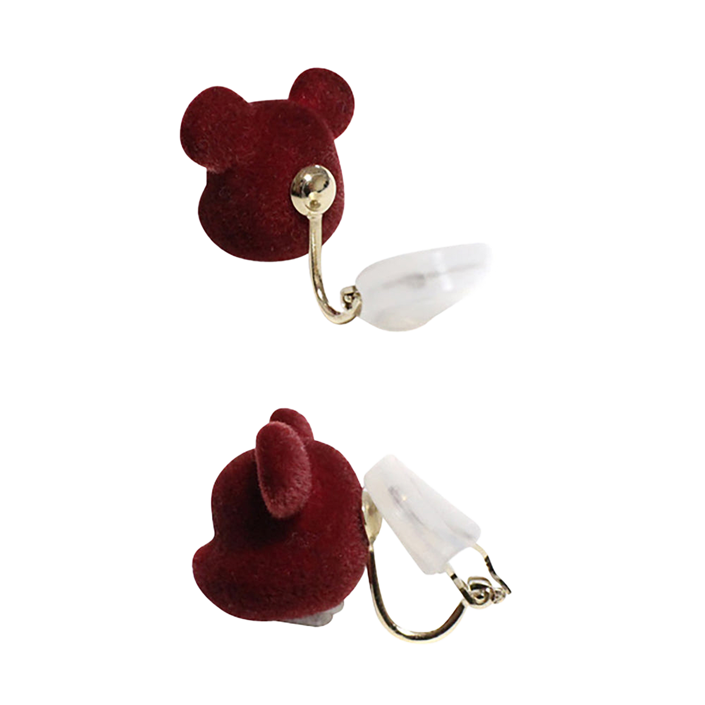 dix × BE@RBRICK / VELVET BE@RBRICK EARRING