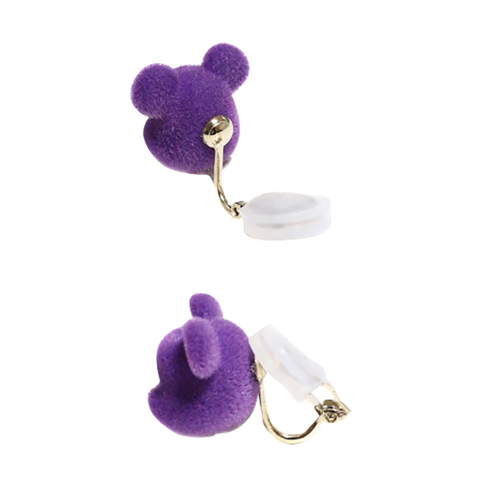 dix × BE@RBRICK / VELVET BE@RBRICK EARRING_3