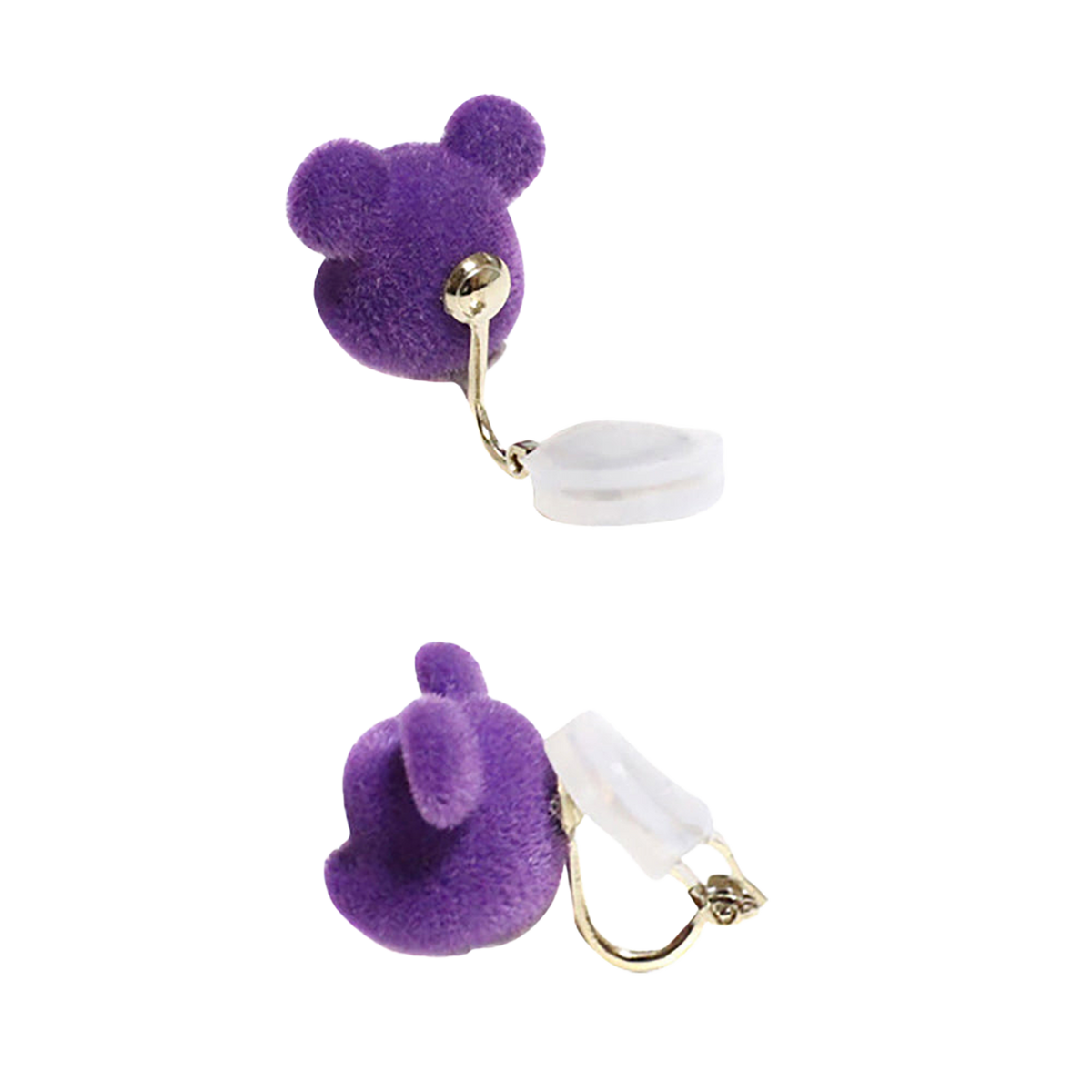 dix × BE@RBRICK / VELVET BE@RBRICK EARRING